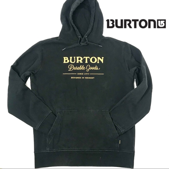 Burton Other - BURTON DURABLE GOODS PULLOVER BLACK HOODIE SIZE SM